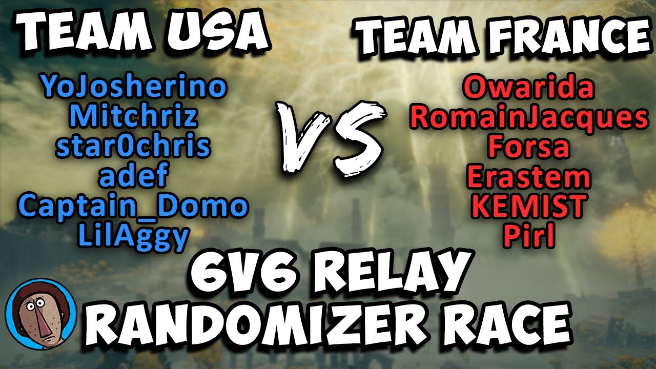 The longest Randomizer race ever: Team USA vs Team France 6v6 Relay race