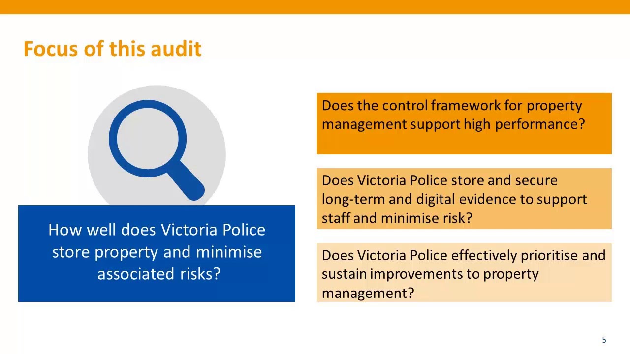 Police Management of Property and Exhibits