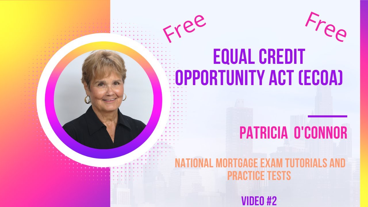Equal Credit Opportunity Act (ECOA) (Free Tutorial)