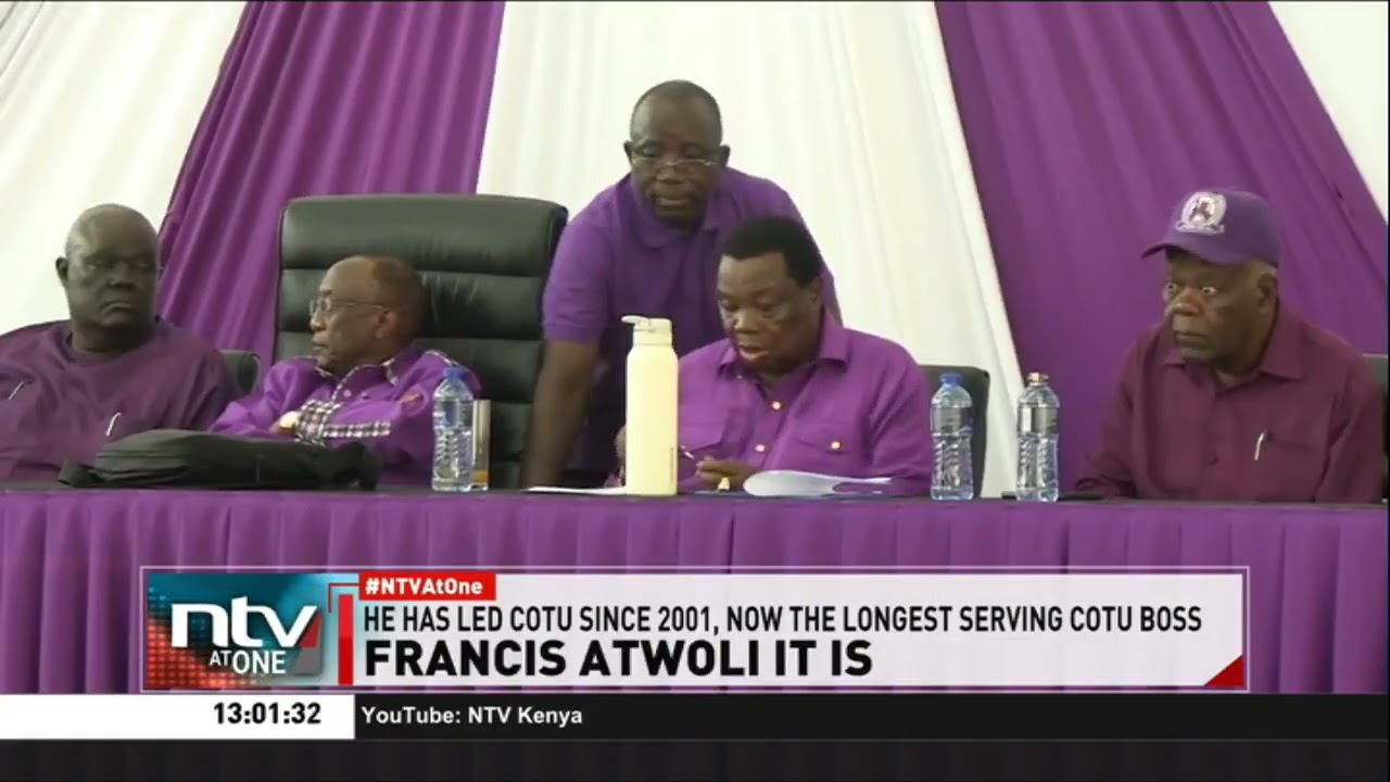 Atwoli re-elected as Cotu Secretary-General unopposed