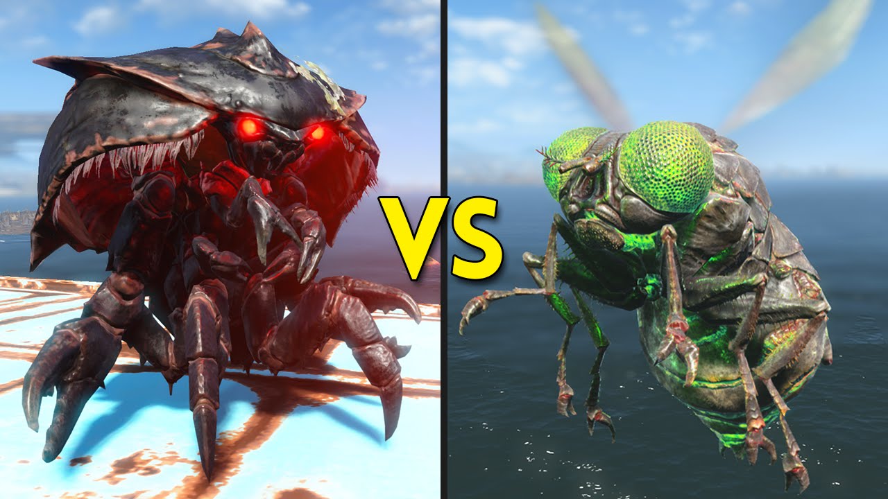 Fallout 4 - 100 RED DEATHS vs 25 BLOATFLIES - Battles #42