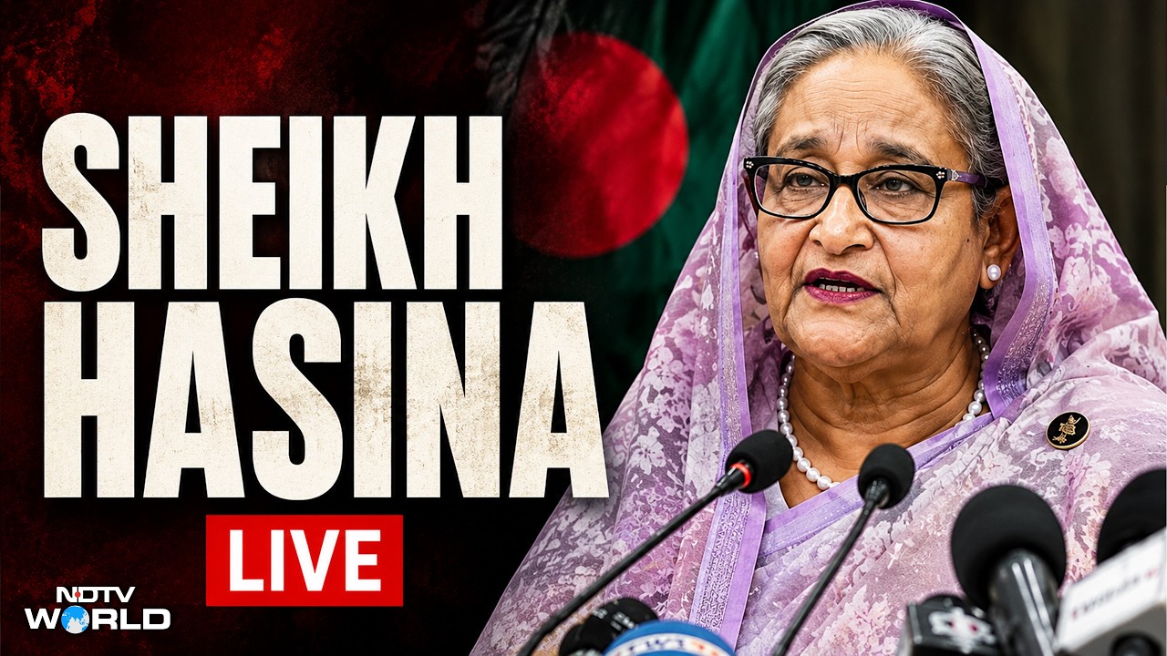 Sheikh Hasina Press Conference LIVE | Ex-Bangladesh PM Sheikh Hasina's Presser LIVE | Tarique Rahman