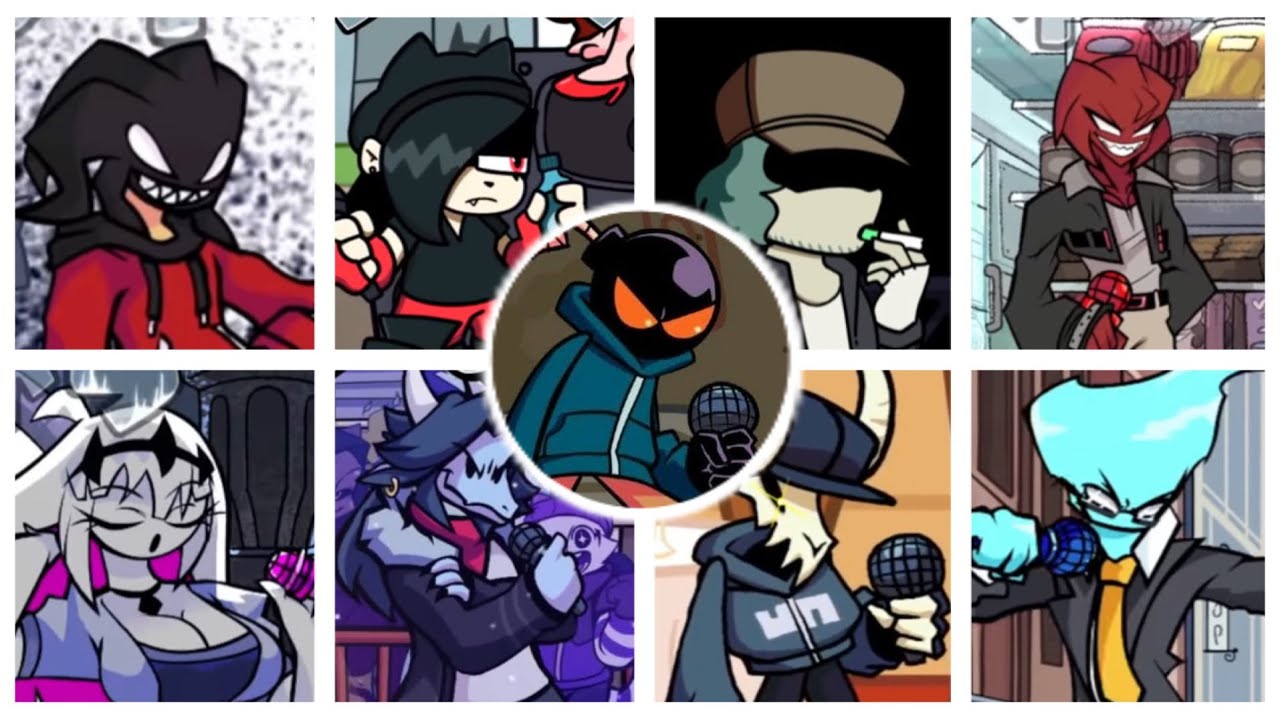 Overhead But Every Turn A Different Cover Is Used 🎶 (Overhead But Everyone Sings it) FNF Whitty Mod