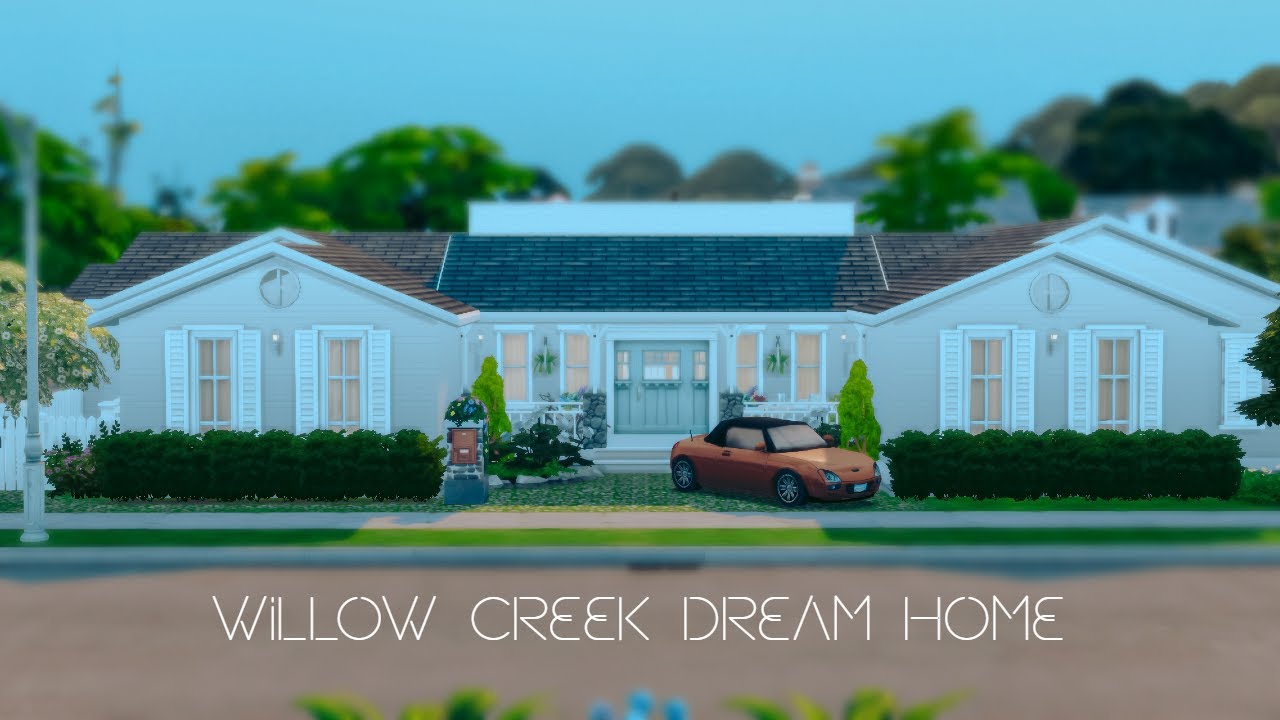 Willow Creek Dream Home | NO CC | The Sims 4 Stop Motion