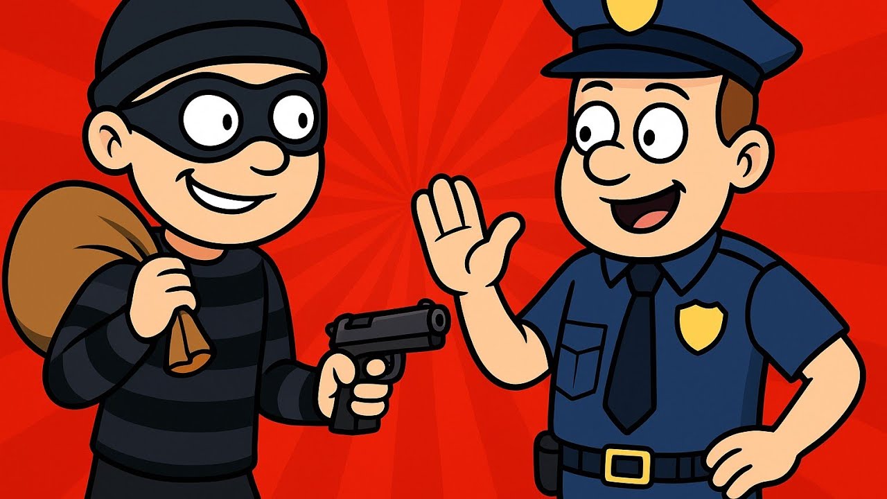 🌹💕Chor Police Cartoon 💕💕.  