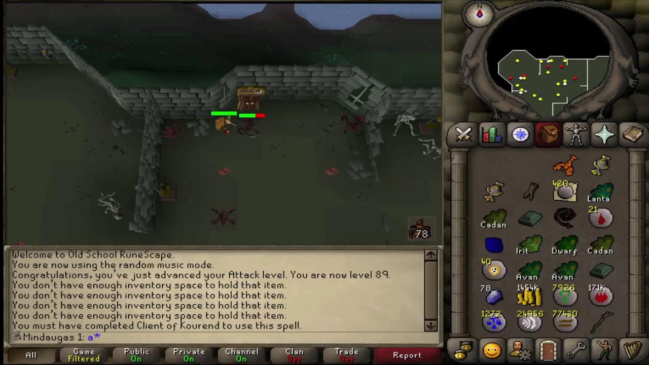 2007 locked ironman - training slayer - Old School RuneScape