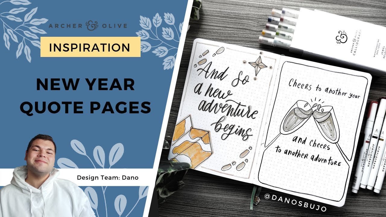 10+ Quotes For The First Page Of Your Bullet Journal | New Year Quote Page Ideas