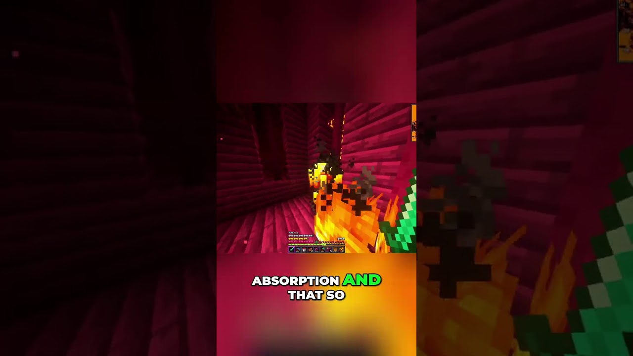 Minecraft Nether: Blaze Mob Attack & PANIC Escape! #shorts