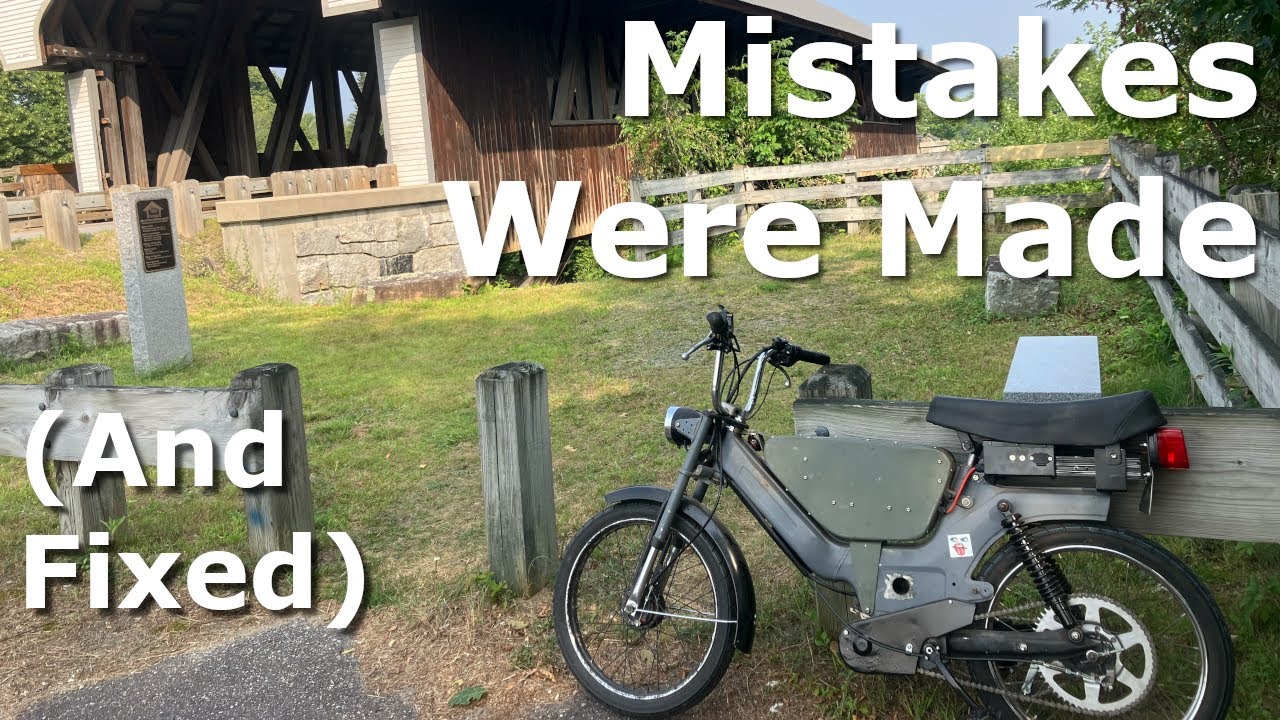 I broke my Electric Moped (twice)
