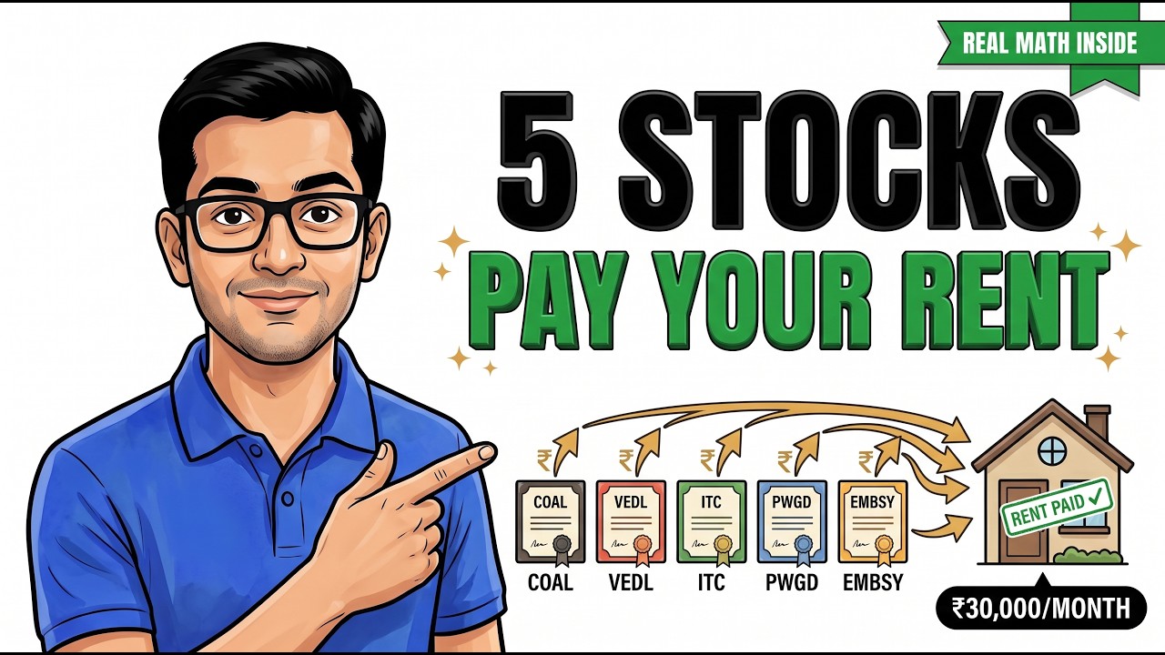 5 Dividend Stocks That Pay Your Monthly Rent (₹30K/Month Passive Income)
