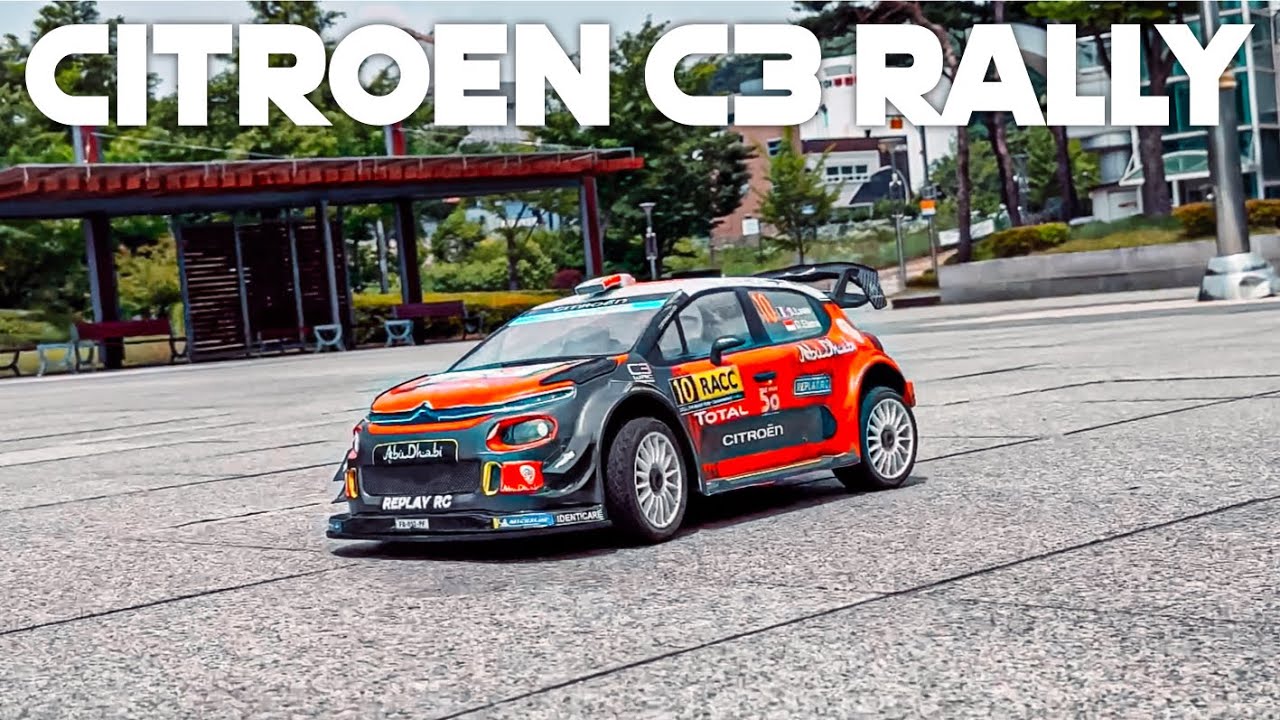 RC Car. Citroën C3 WRC Rally Bash in the Park | KM(Tractionhobby)🔥