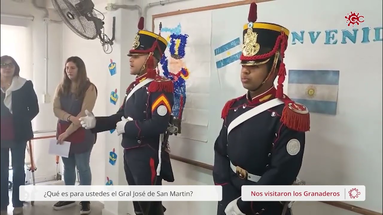 Nos visitaron los Granaderos | Instituto Grupo Caminantes