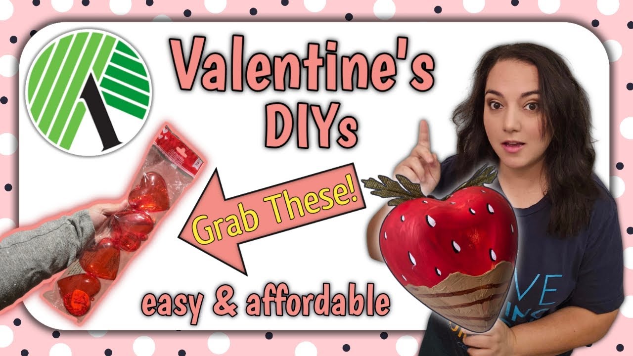 DOLLAR TREE Valentines DIYs You MUST TRY! Easy & Affordable Valentine Decor