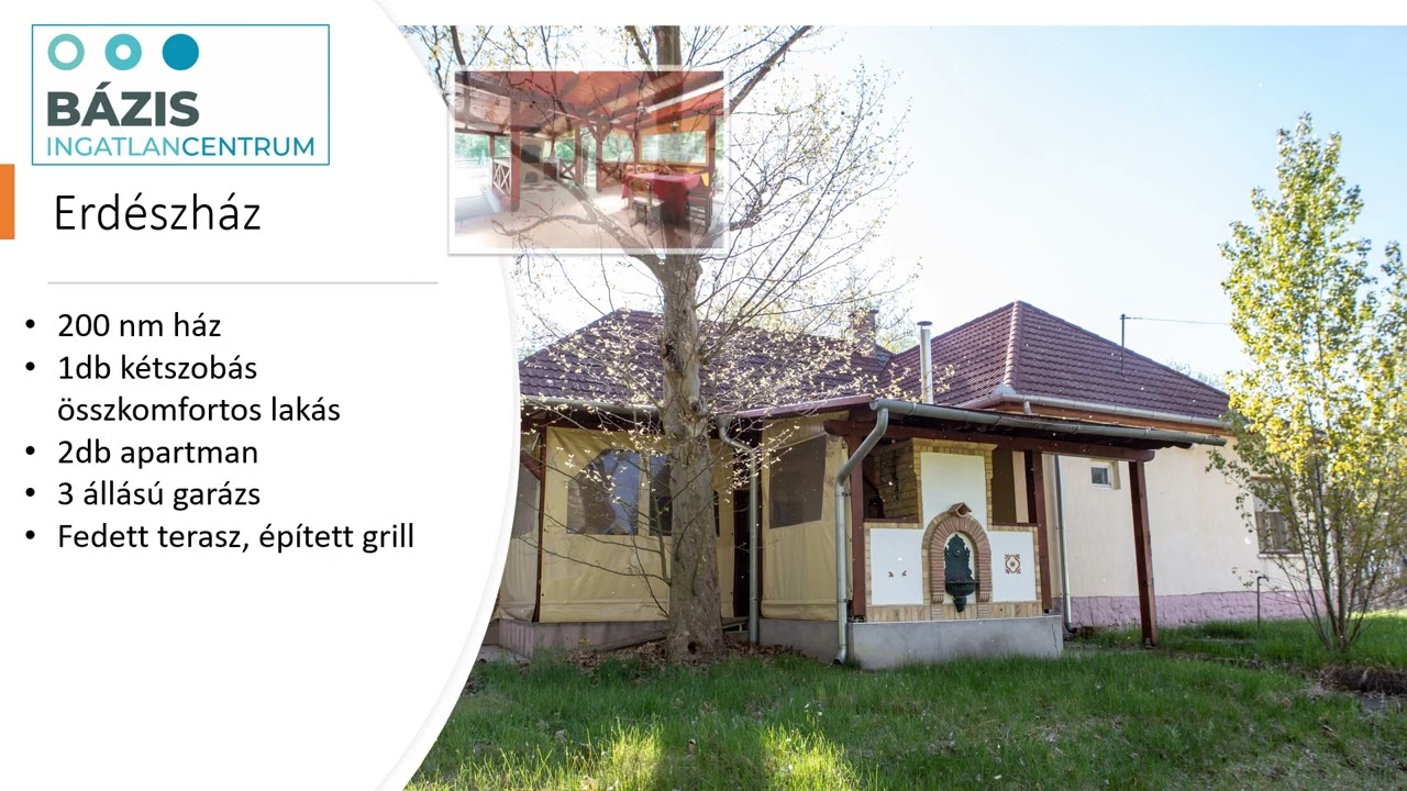 Vad&aacute;szh&aacute;z elad&oacute;!