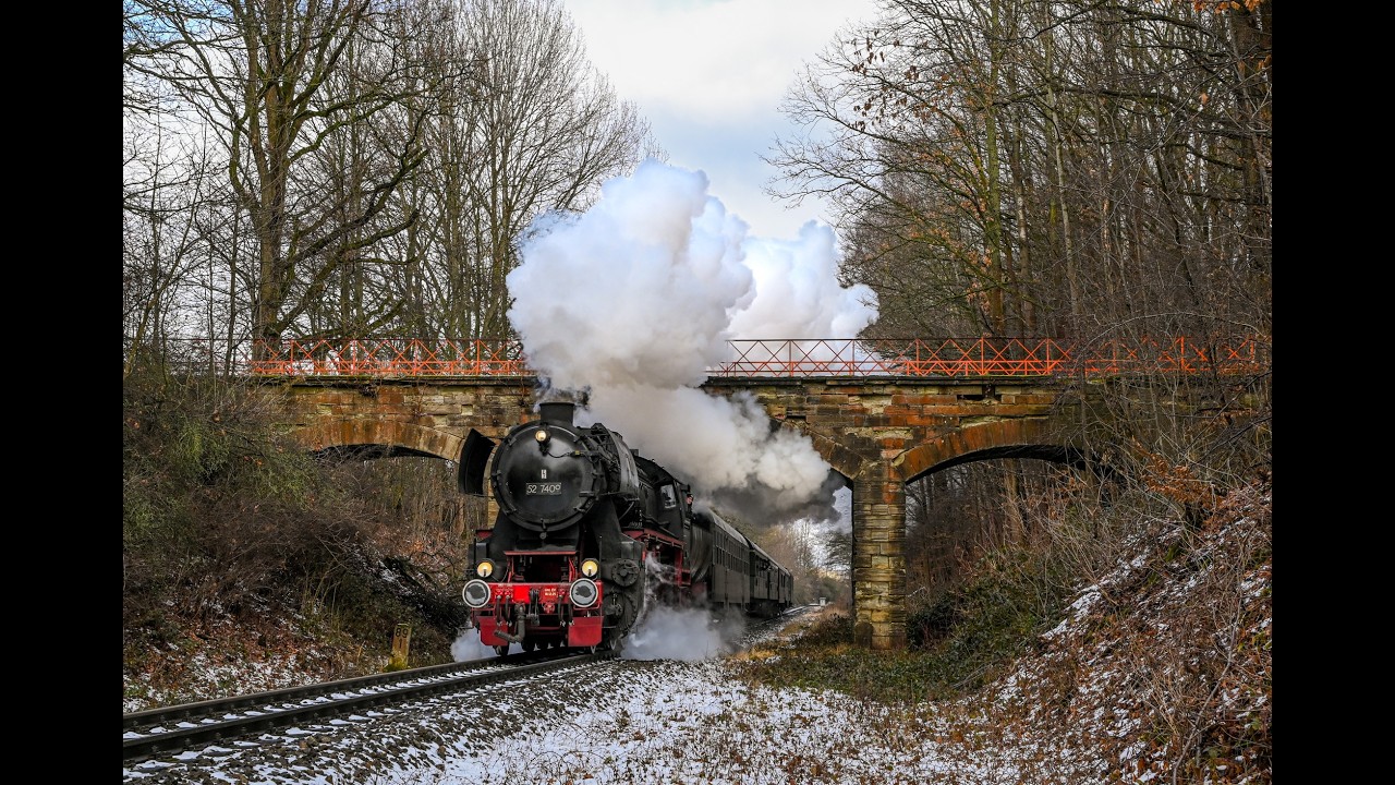 IGE Winterdampf - 52 7409, 86 1333 und 86 1744 zeigen was in ihnen steckt.
