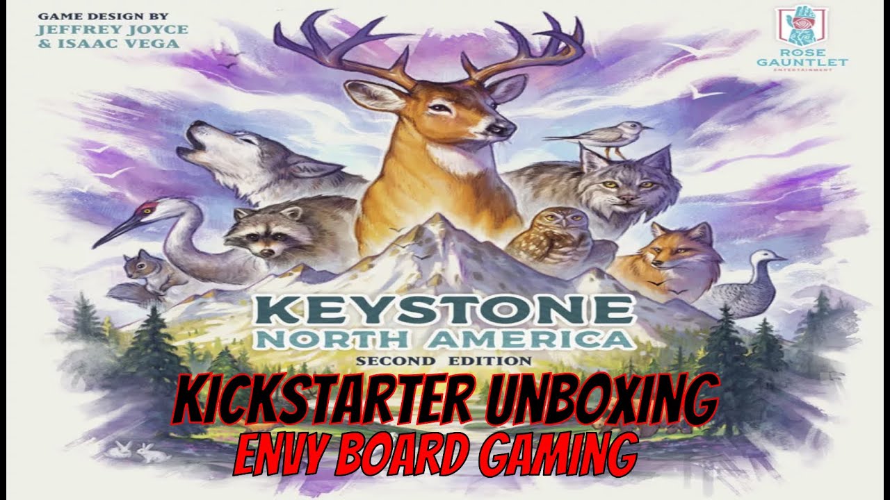 Распаковка Keystone North America 2nd Edition Kickstarter
