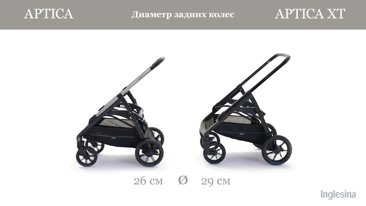 Aptica и Aptica XT - сравнение двух популярных моделей Inglesina