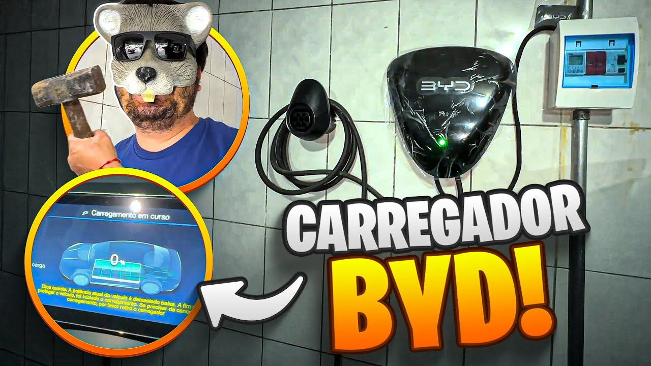 INSTALEI O CARREGADOR DO BYD EM CASA, VALEU A PENA?