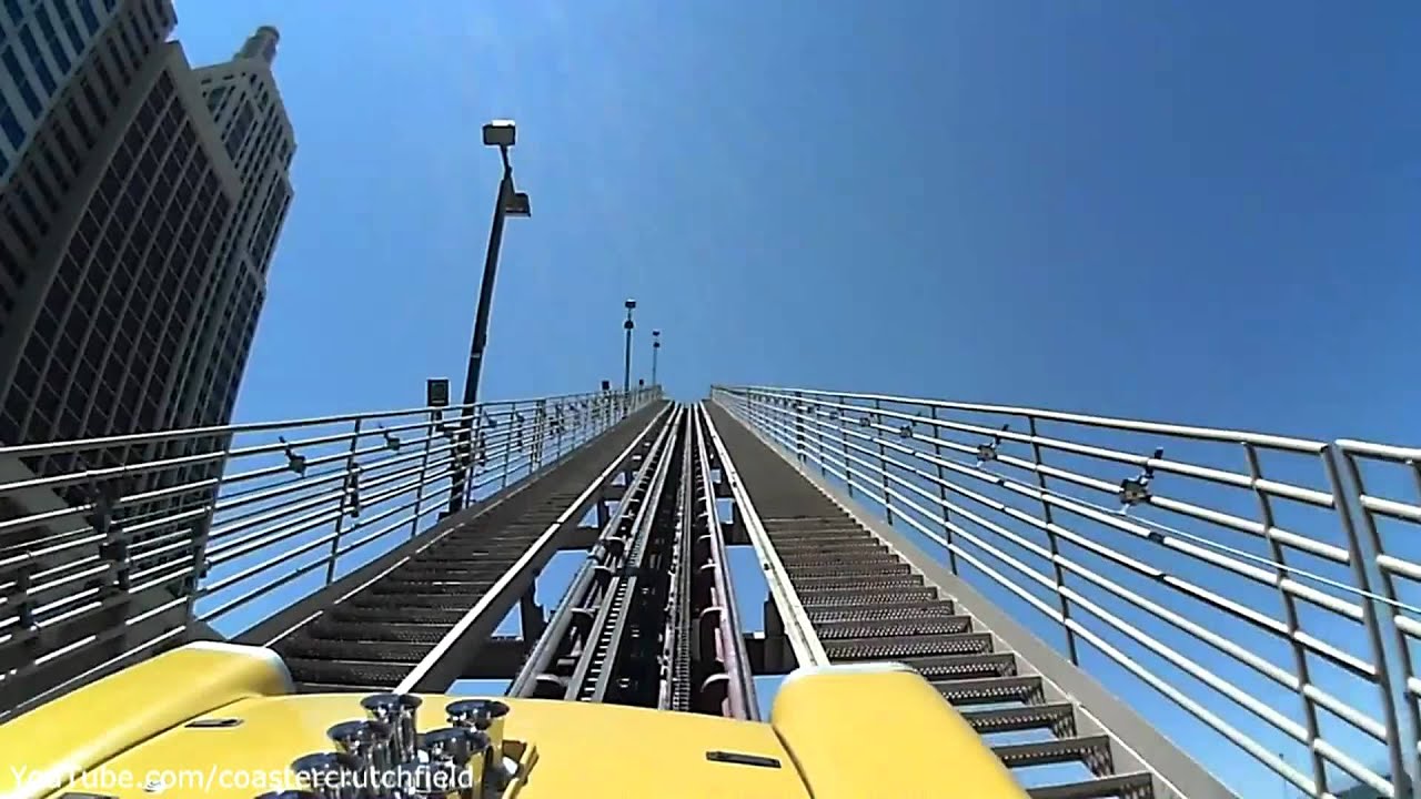 Американские горки (HD POV) Нью-Йорк, Нью-Йорк Отель & Казино Лас Вегас