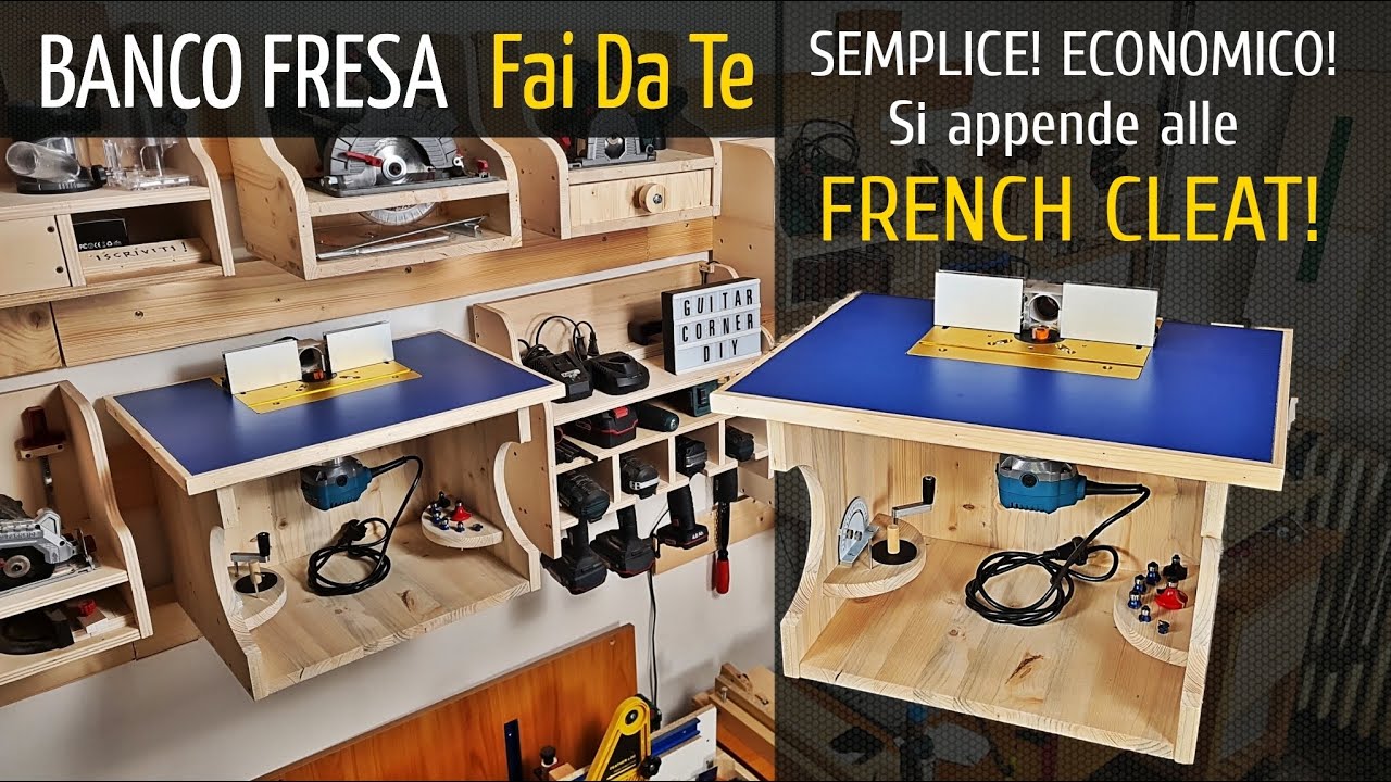 BANCO FRESA Fai Da Te a meno di 50 EURO! da tenere sulle FRENCH CLEAT Semplice Economico Performante