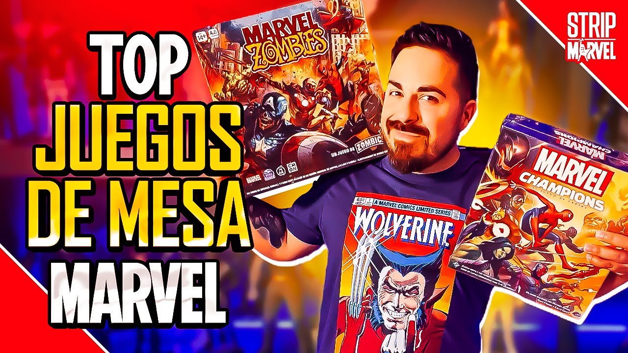 TOP JUEGOS DE MESA de MARVEL que DEBES JUGAR en 2024