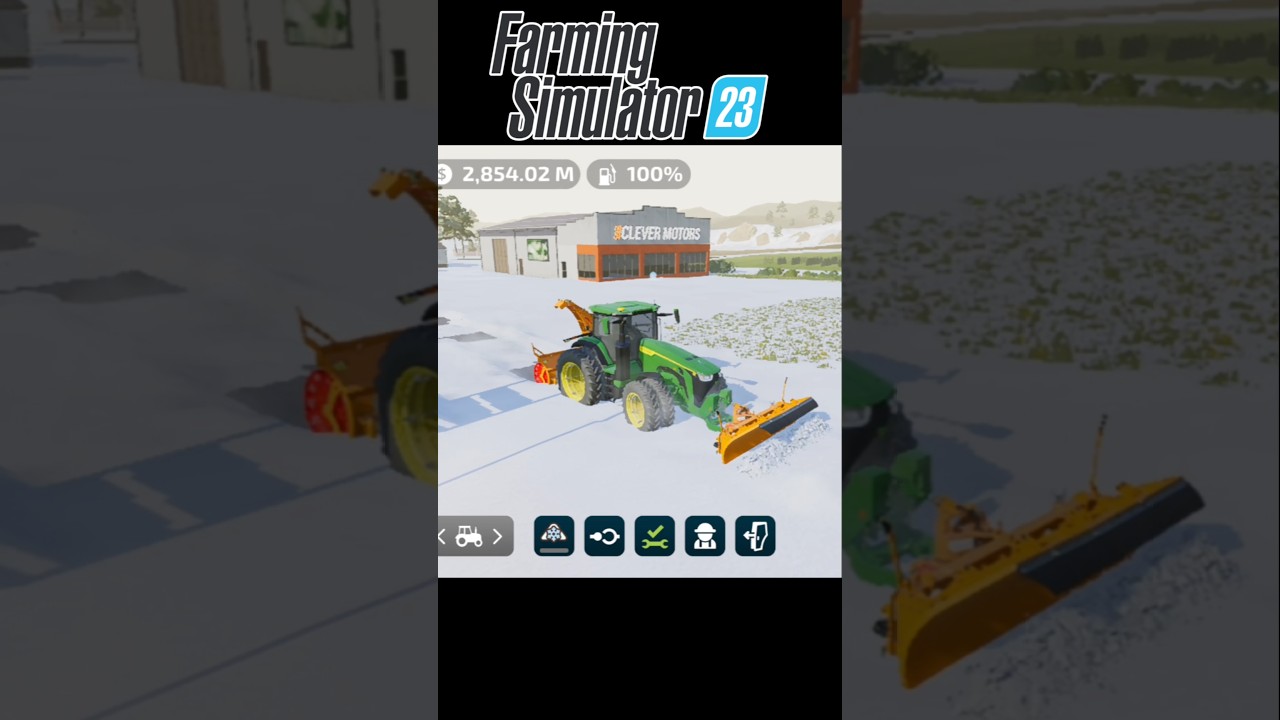 farming simulator 23 mods snow ❄️🌨️ #4uboss #farming