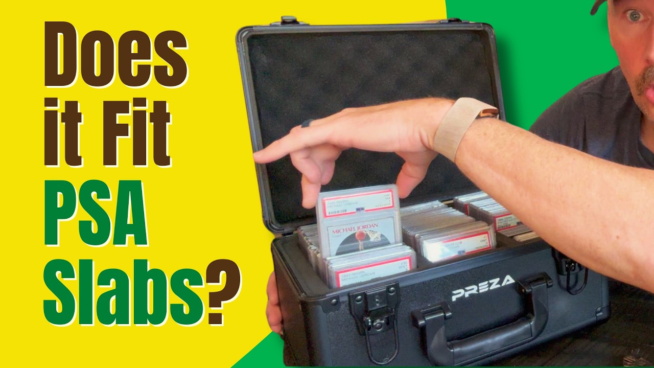 Best PSA Graded Card Storage Case for Slabs? PREZA review & demo!
