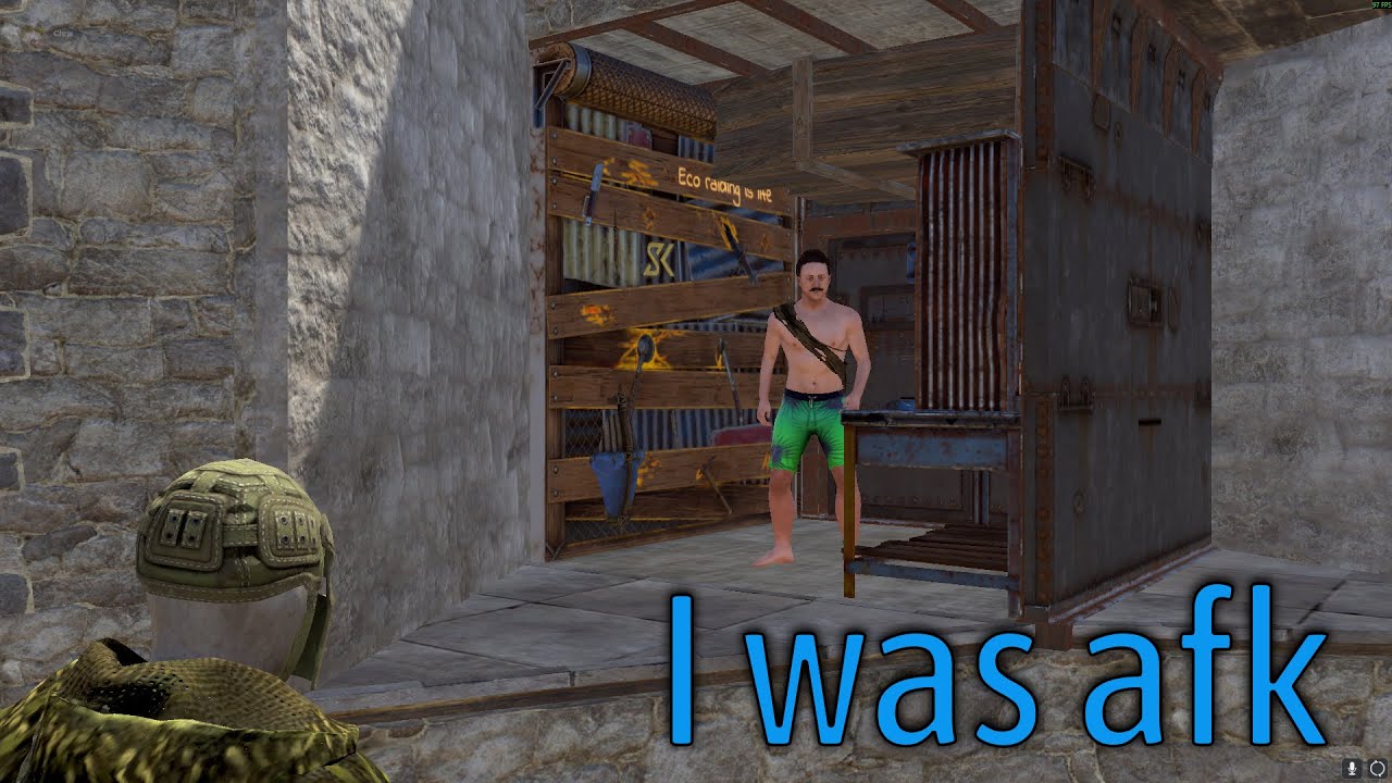 Rust   we got raided but that did not stop us