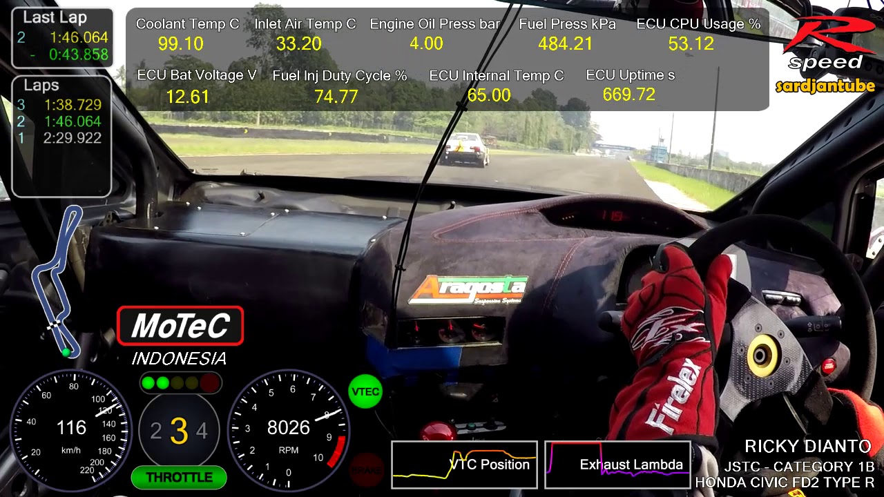 Honda Civic FD2 Type R in JSTC Race - ISSOM 5 - 2018