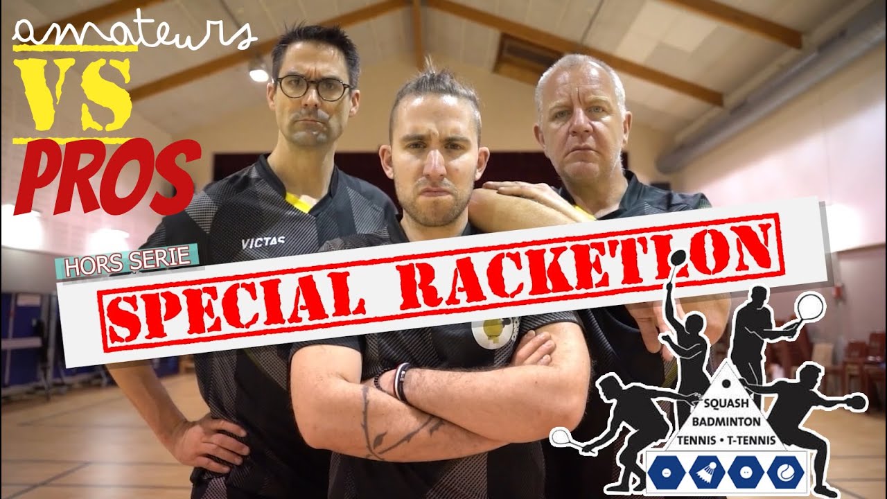 Pongistes amateurs VS Rackathlètes professionnels (épisode spécial racketlon !)