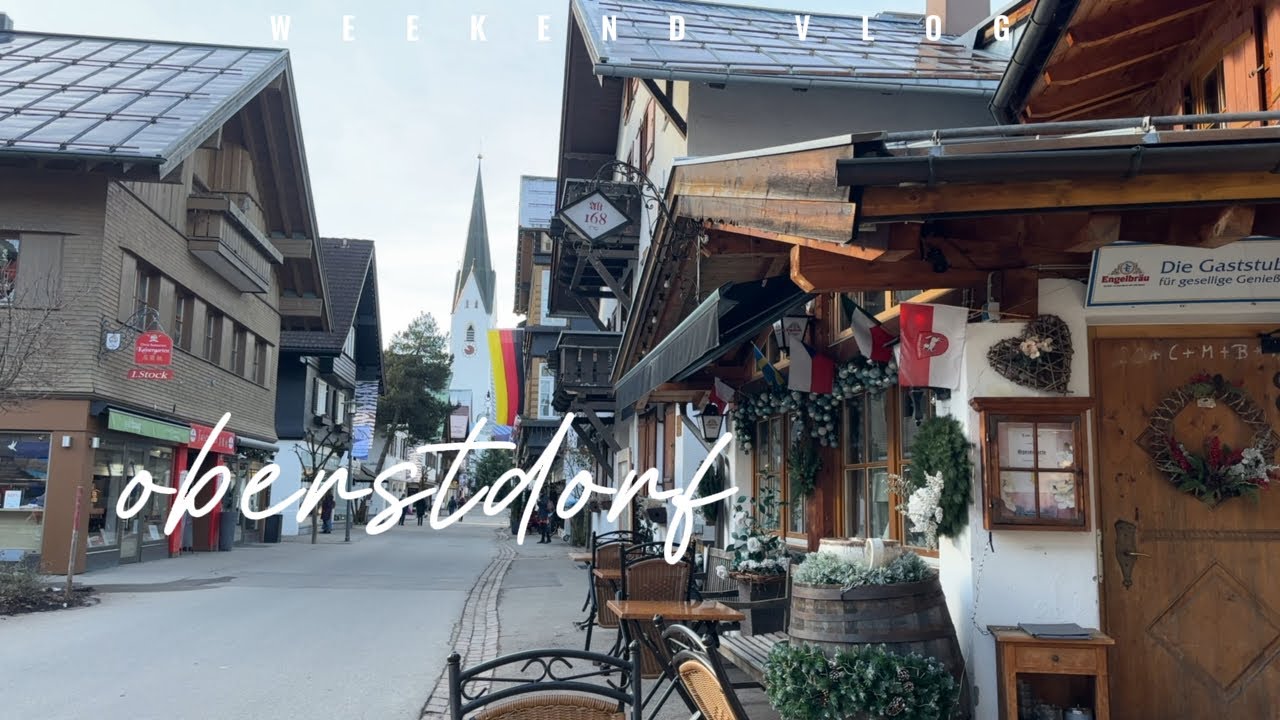 OBERSTDORF WALK THROUGH |Vlog29| CALM SMALL VILLAGE
