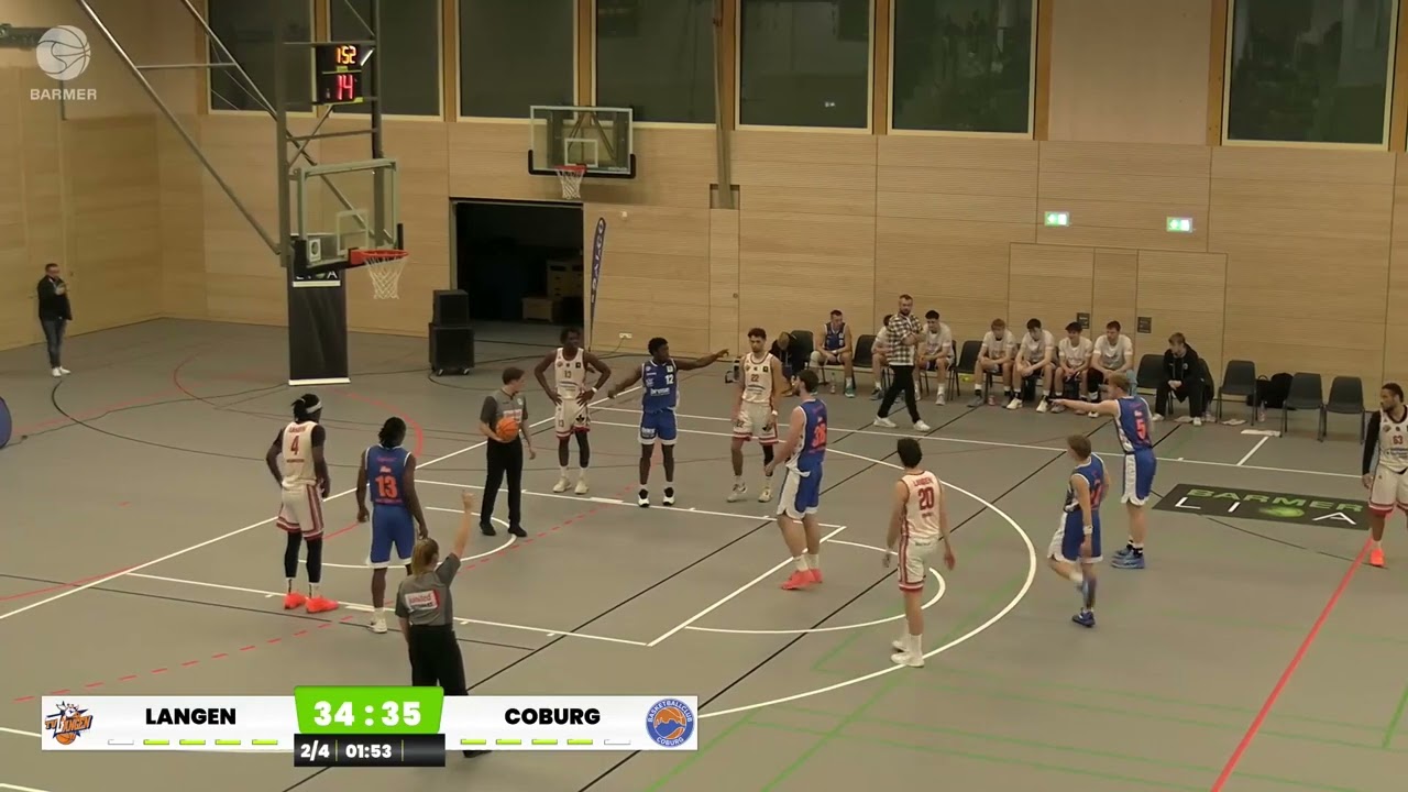 Finn Döntgens, 6'11, Center, 15 Points (6/7 FG) vs TV Langen, Germany Pro B, 4 years D1 eligibility