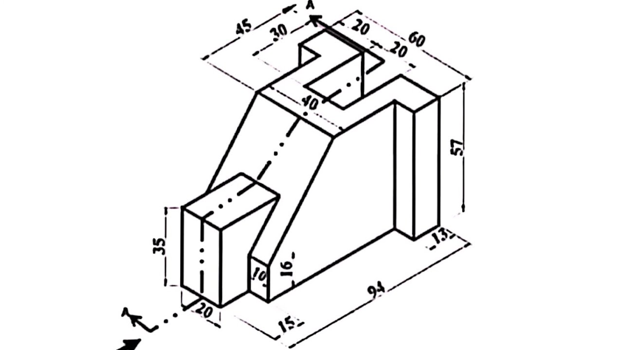 Isometric Projection Exercise: Technical Drawing Made Easy