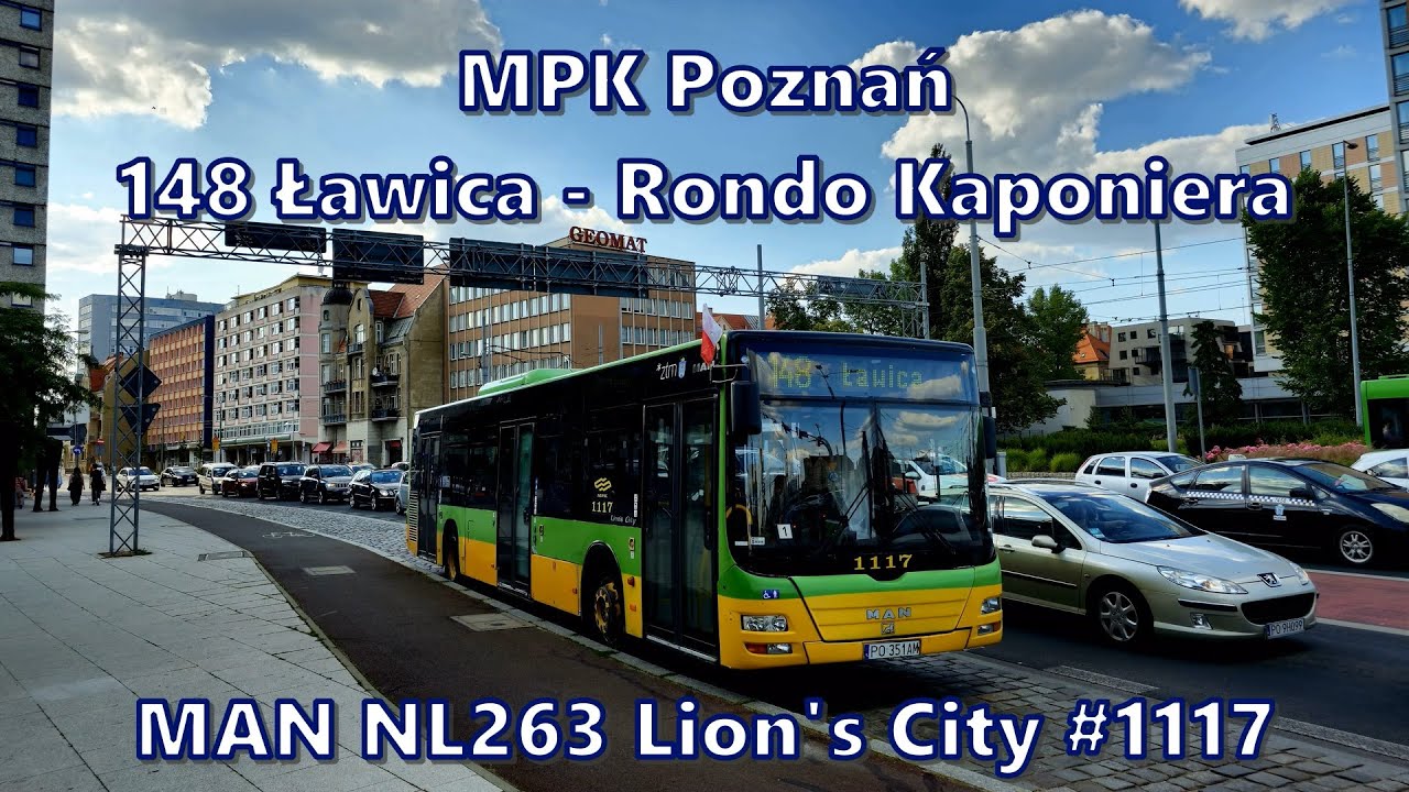 MPK Poznań - linia 148, MAN NL263 Lion's City #1117