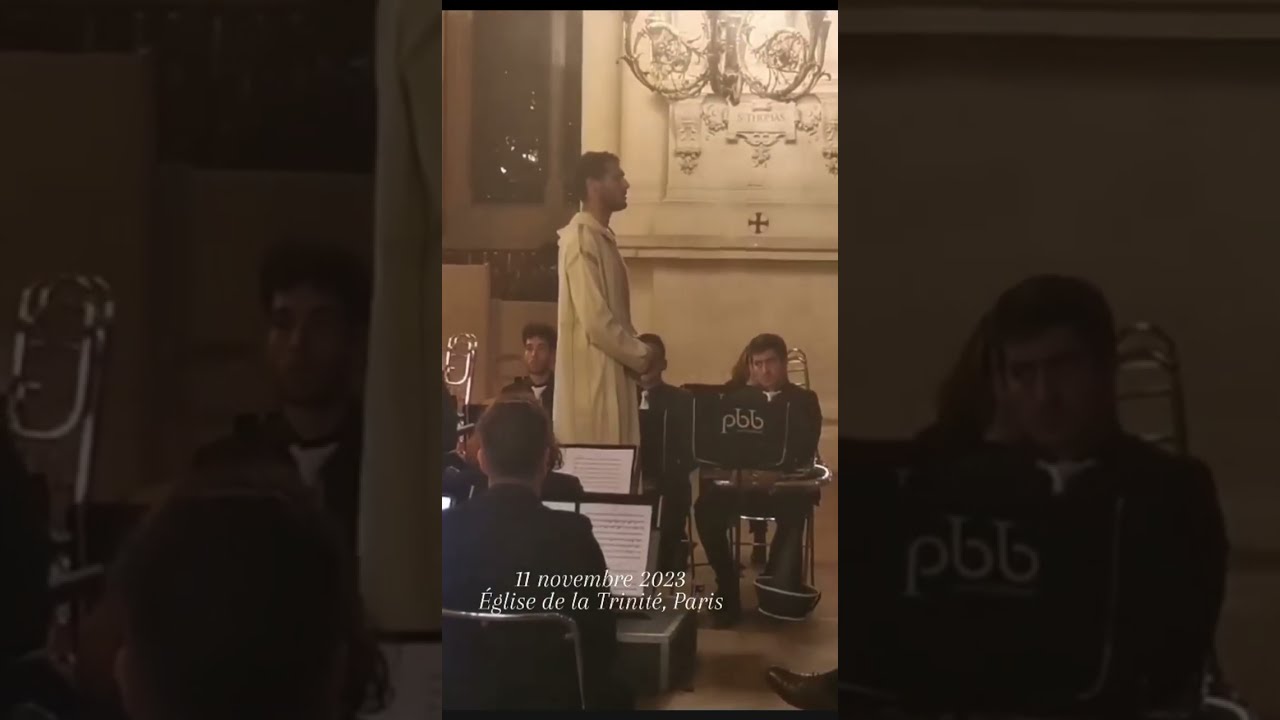 Beautiful Azaan | Muslim Prayer in Church| France