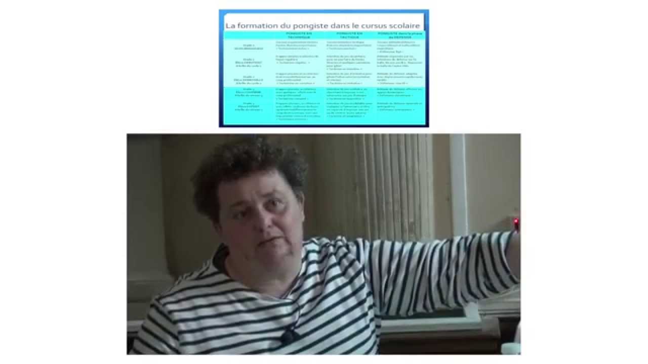 Atelier de pratique tennis de table – Théorie 1ère partie (Véronique Mathias)