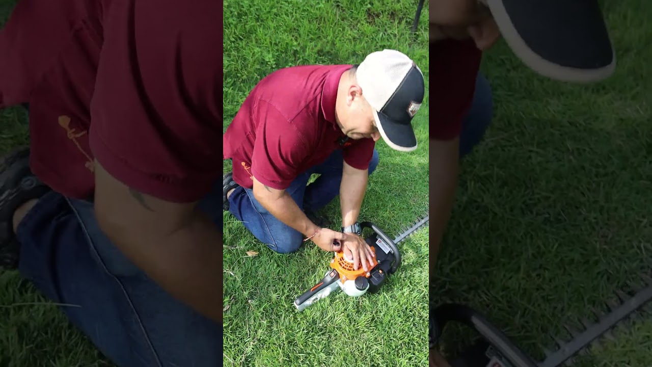 Podador Stihl HS 45 - Buenas herramientas y maquinaria facilitan el trabajo