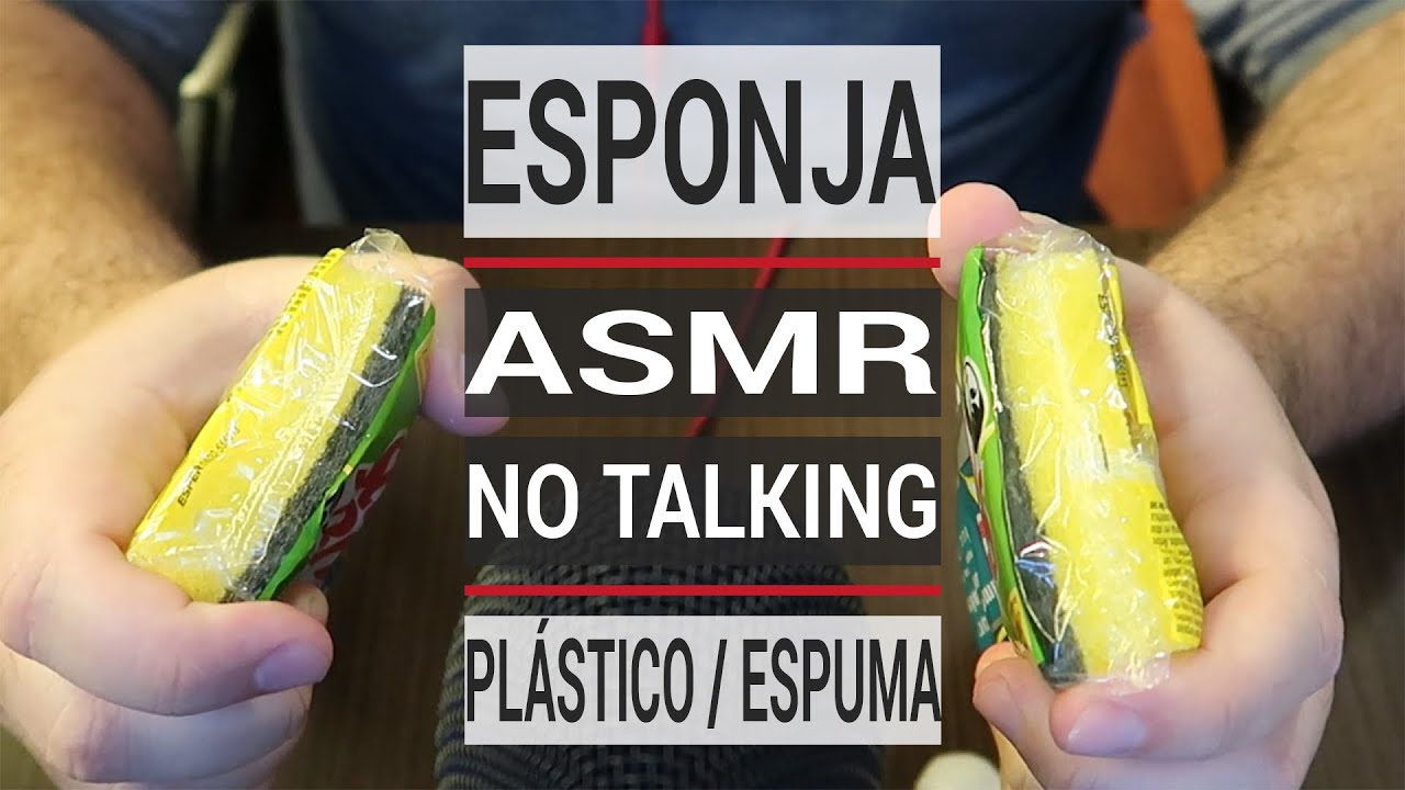 ASMR Stereo - Plástico, Esponja e Espuma de Creme de Barbear