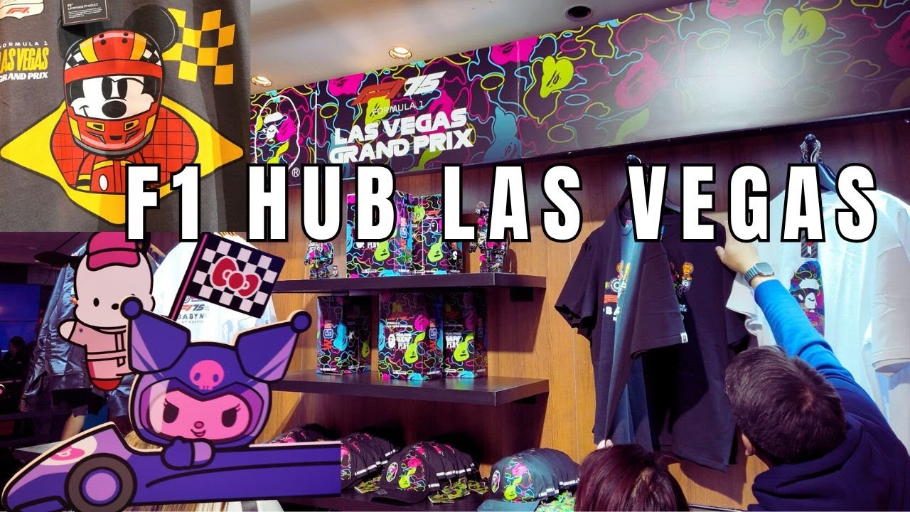 Formula 1 Hub By American Express Now OPEN! at The Venetian - Hello Kitty, Disney, & More!