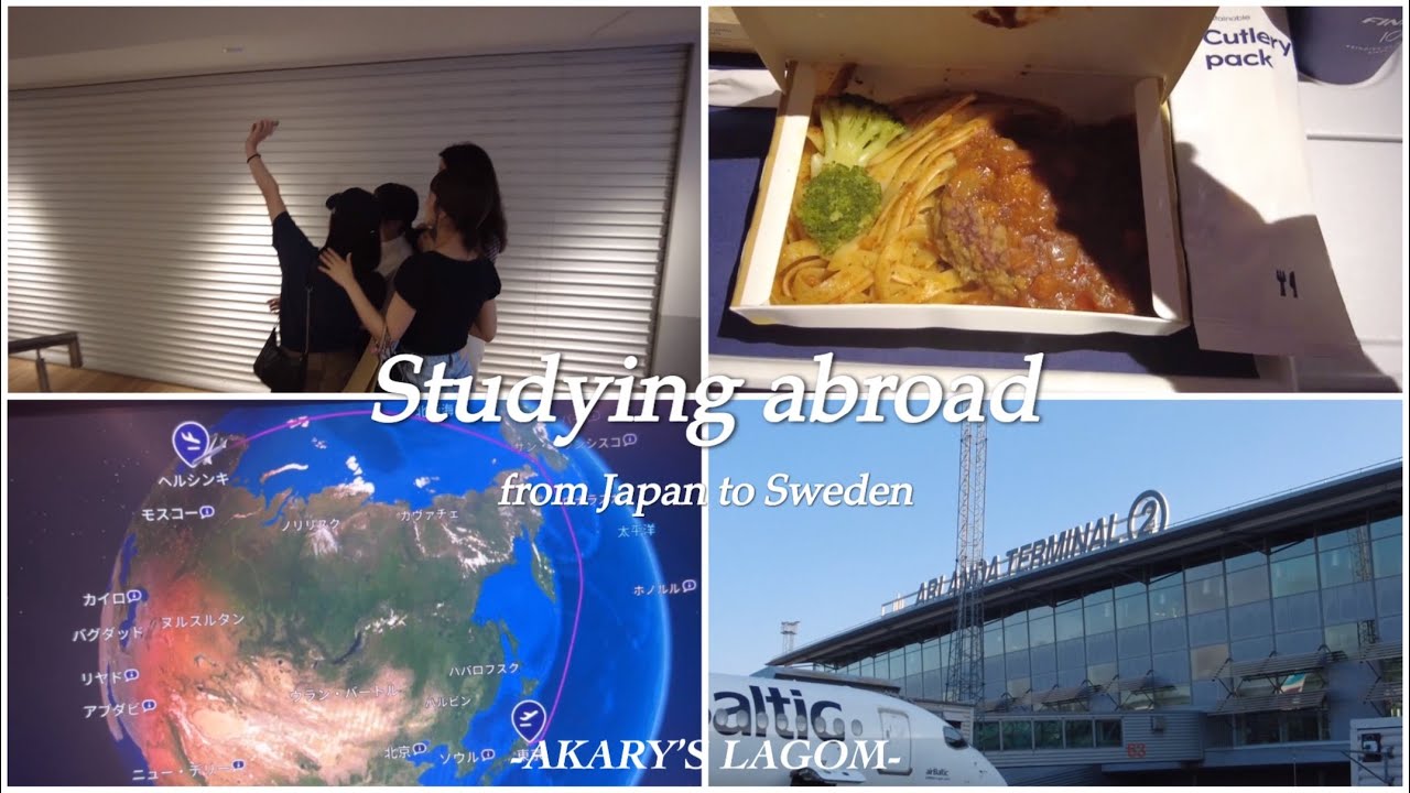 [Vlog] スウェーデン留学出発🇸🇪 | Studying abroad from Japan to Sweden