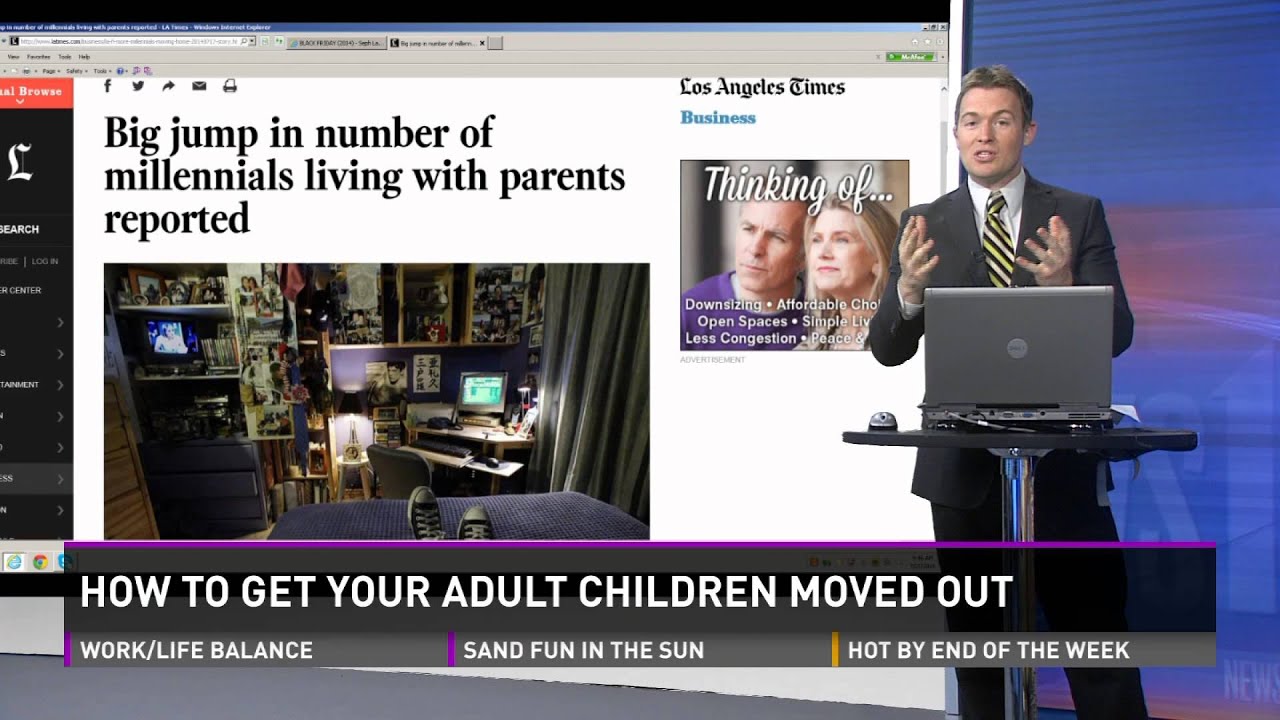 How to get your adult children to move out of your home