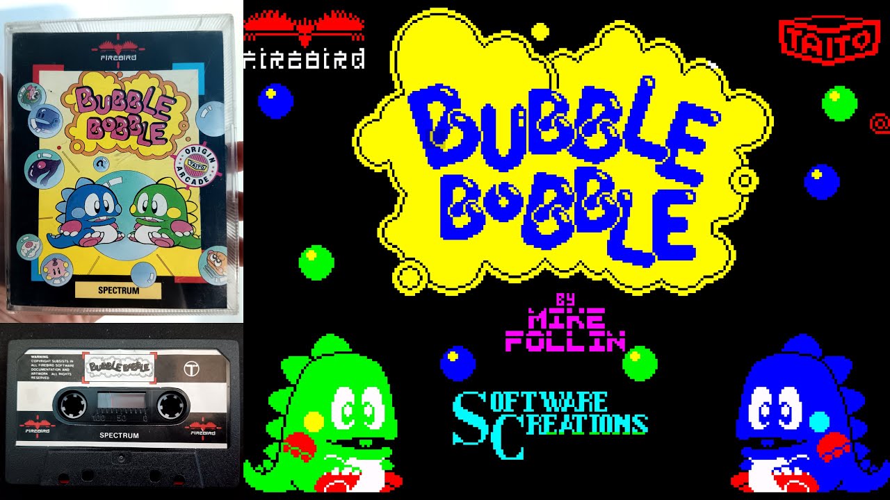 Bubble Bobble (1987 Firebird) - ZX Spectrum 128K - (RZX Rollback)