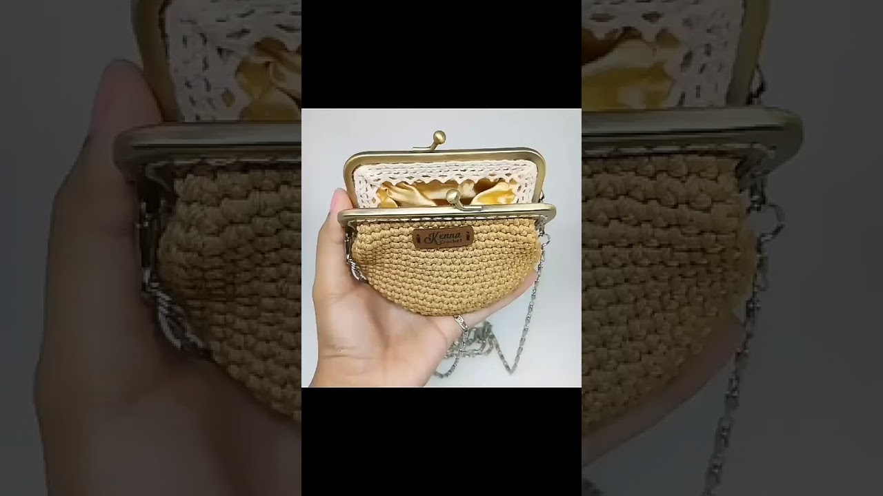🌻coin purse 👛 #shortsvideo #shorts #croche #crochetlover #crochet #dompetkoin #dompetrajut