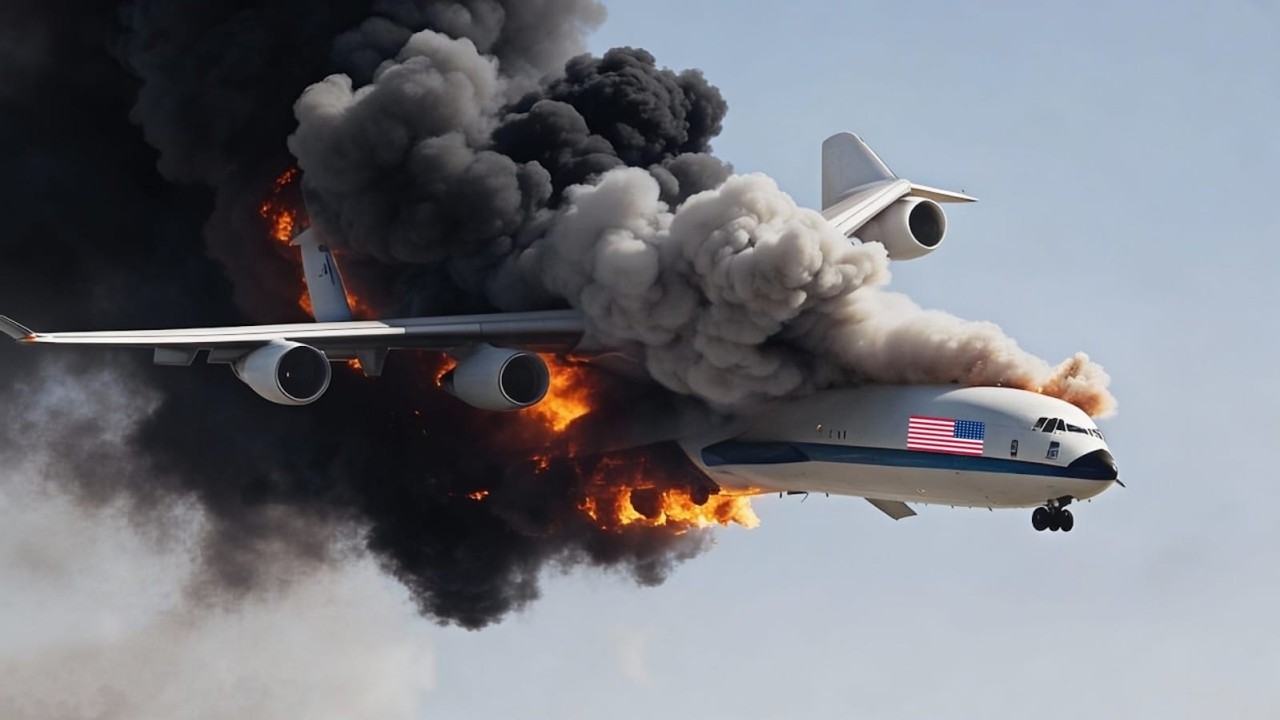 Американский самолет Boeing, на борту которого находились президент и пять генералов, был уничтожен