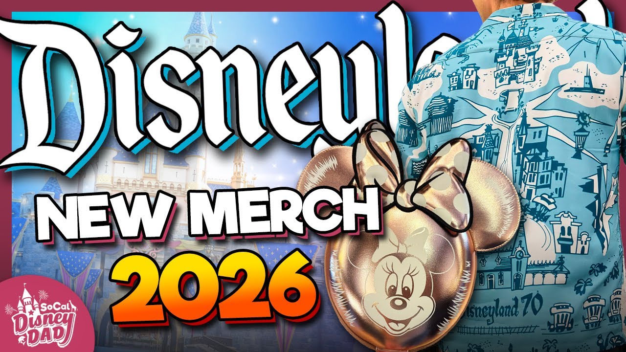 Tons of ALL NEW Disneyland Merchandise for 2026