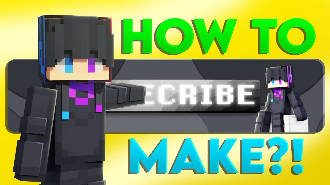 Как сделать КРАСИВЫЕ баннеры для YouTube по Minecraft?!