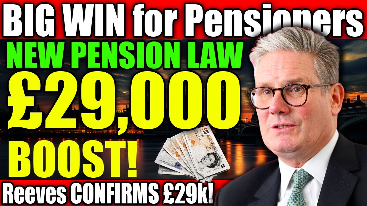 Rachel Reeves Confirms New Pension Law: &pound;29,000 Boost for UK Pensioners!