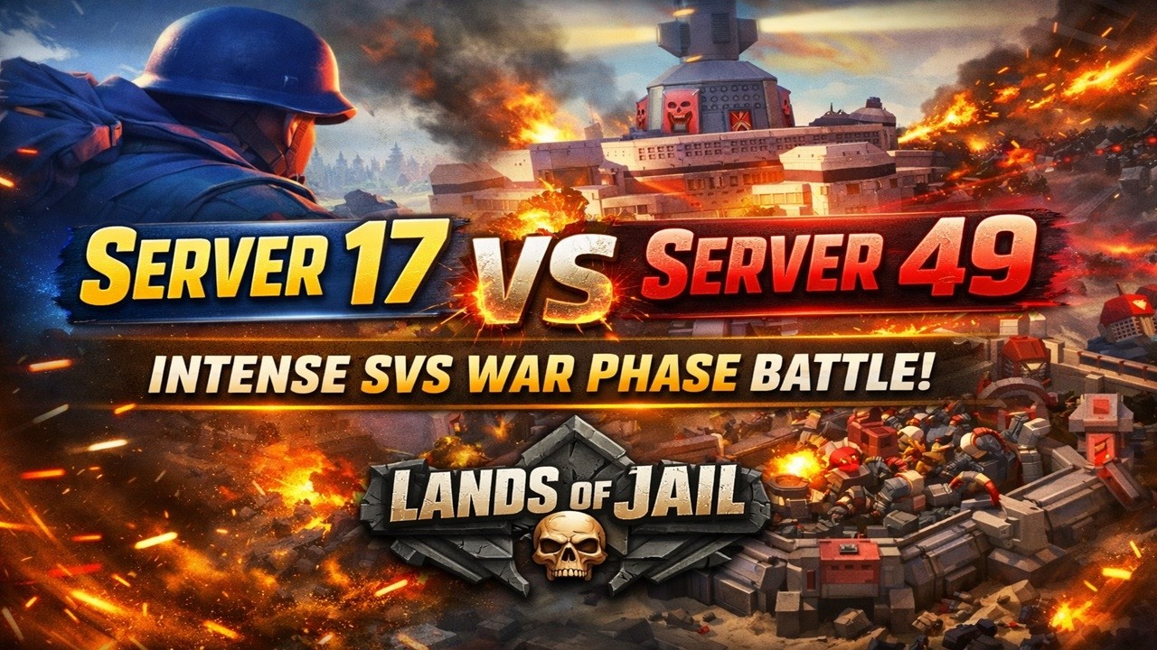 Server 17 vs Server 49 – Intense SVS War Phase Battle! | Lands of Jail