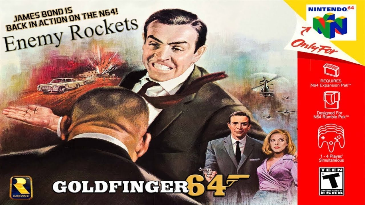 Goldfinger 64 - 00 Agent (Enemy Rockets) (Real N64 Footage) (N64 Digital)