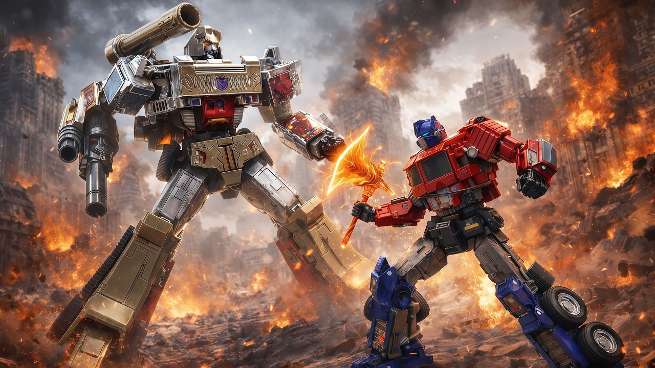 Transformers G1 Legenda Pertempuran Stop Motion Short Film 